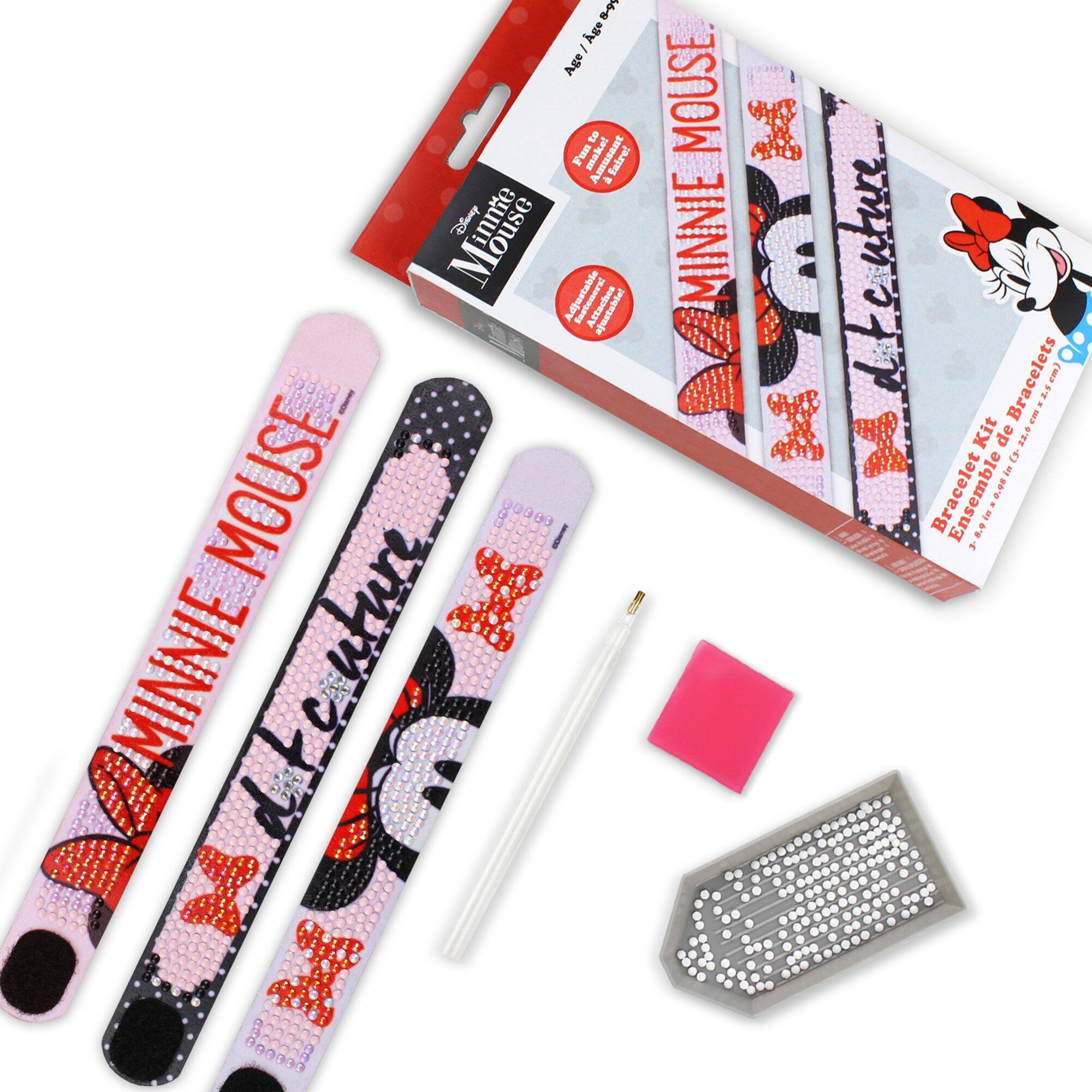 Camelot® Dots DOTZIES® Minnie Mouse Couture Bracelet Kit, Round Diamonds